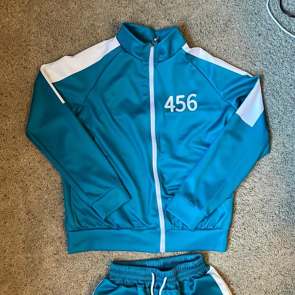 Squid Games size Medium Men’s track pants and jacket